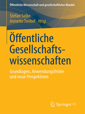 cover image of Öffentliche Gesellschaftswissenschaften